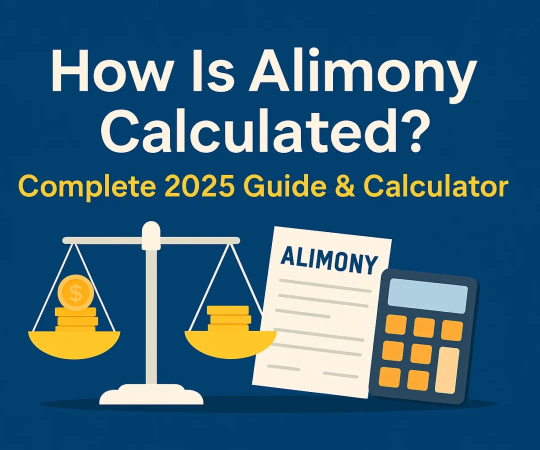 Illustration explaining how is alimony calculated in divorce settlements By using Alimony Calculator